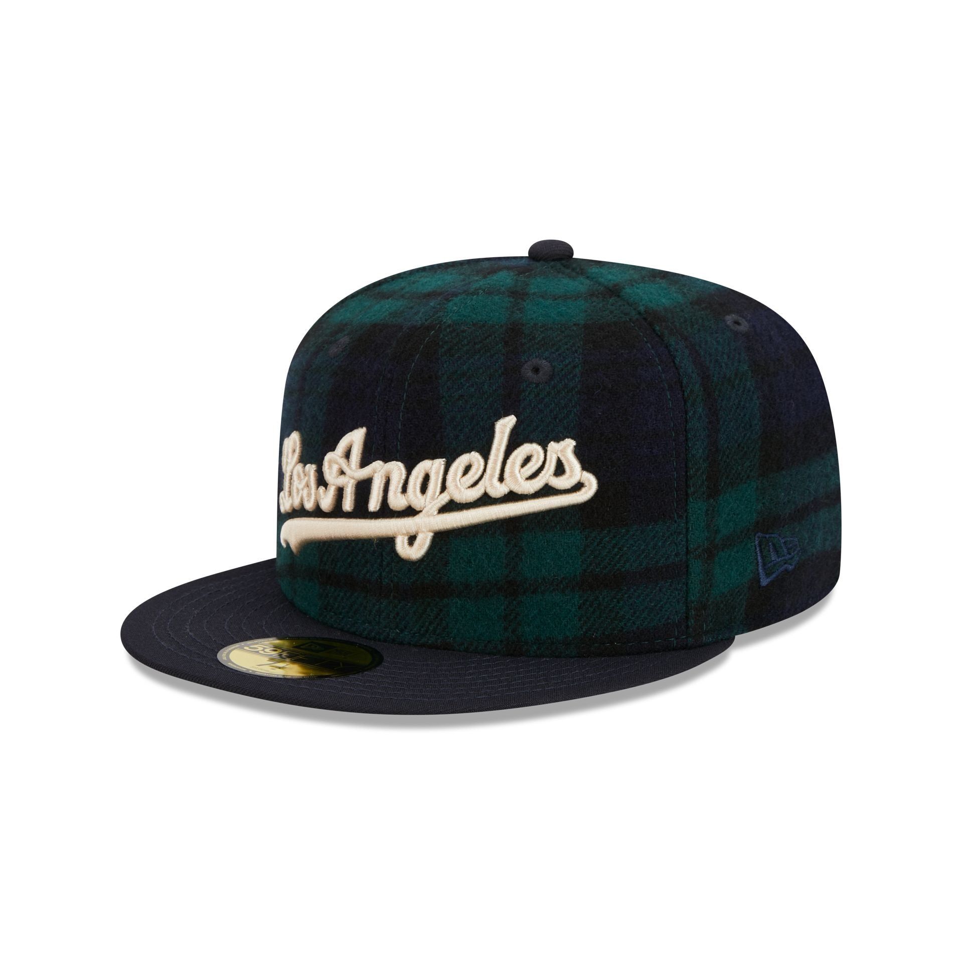 Los Angeles Dodgers Plaid 59FIFTY Fitted Hat sold by New Era