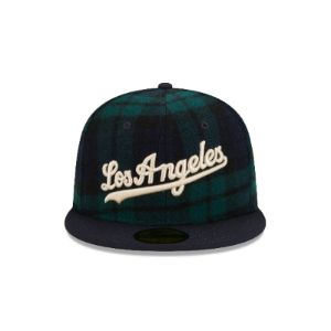 Los Angeles Dodgers Plaid 59FIFTY Fitted Hat sold by New Era