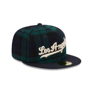 Los Angeles Dodgers Plaid 59FIFTY Fitted Hat sold by New Era