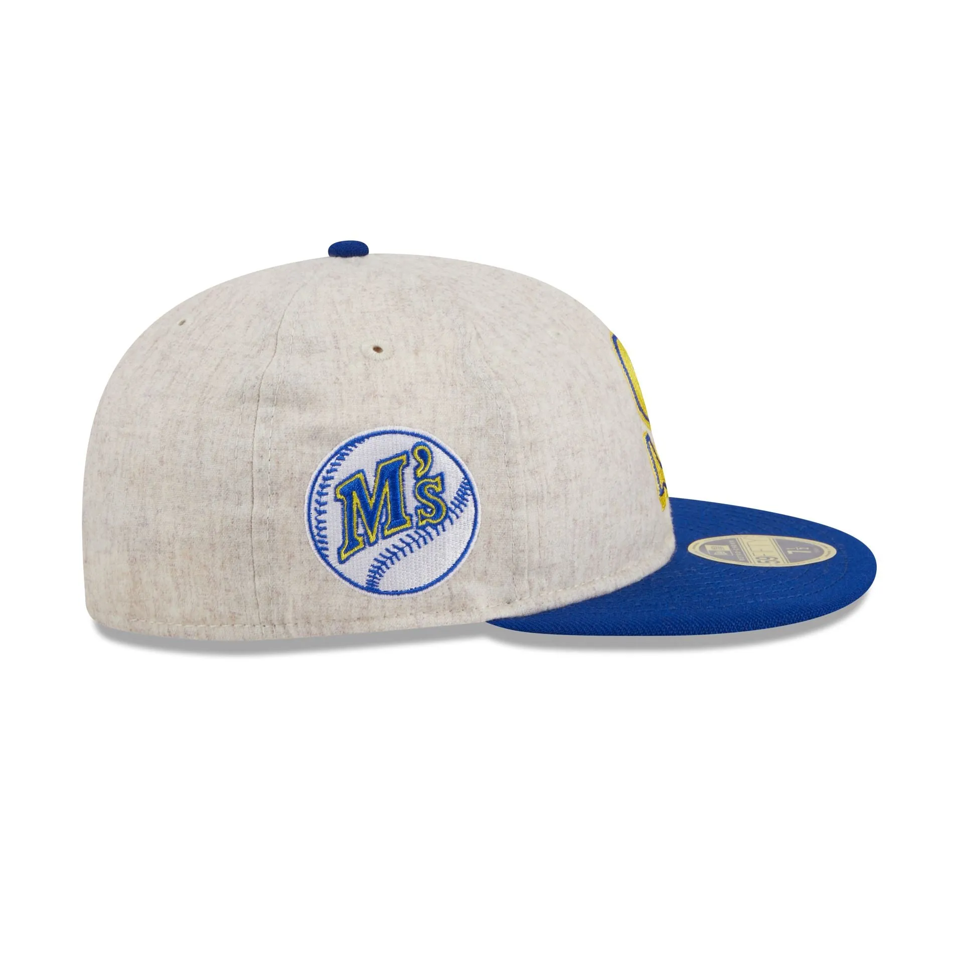 Seattle Mariners Melton Wool Retro Crown 59FIFTY Fitted Hat sold by New Era product image thumbnail 4