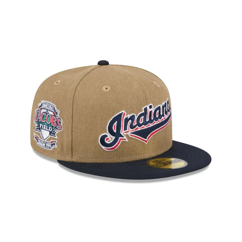 Cleveland Guardians Canvas Crown 59FIFTY Fitted Hat sold by New Era