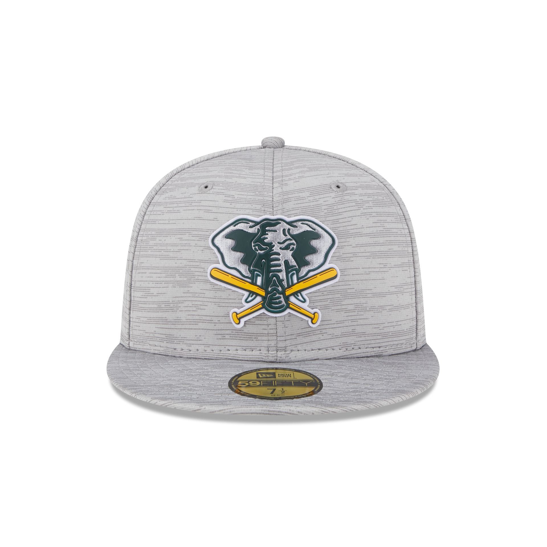 Oakland Athletics 2023 Clubhouse Gray 59FIFTY Fitted Hat sold by New Era product image thumbnail 2