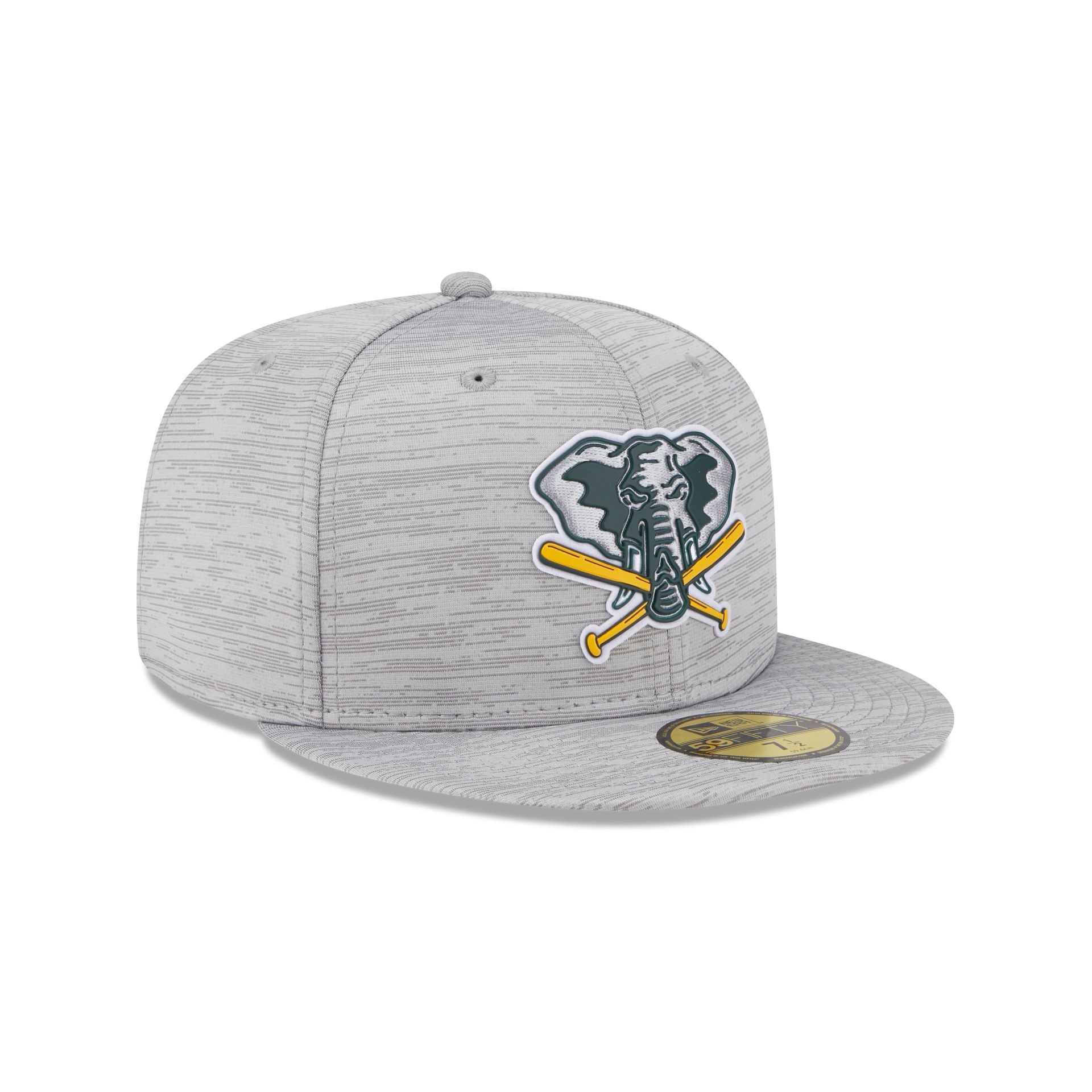 Oakland Athletics 2023 Clubhouse Gray 59FIFTY Fitted Hat sold by New Era product image thumbnail 3