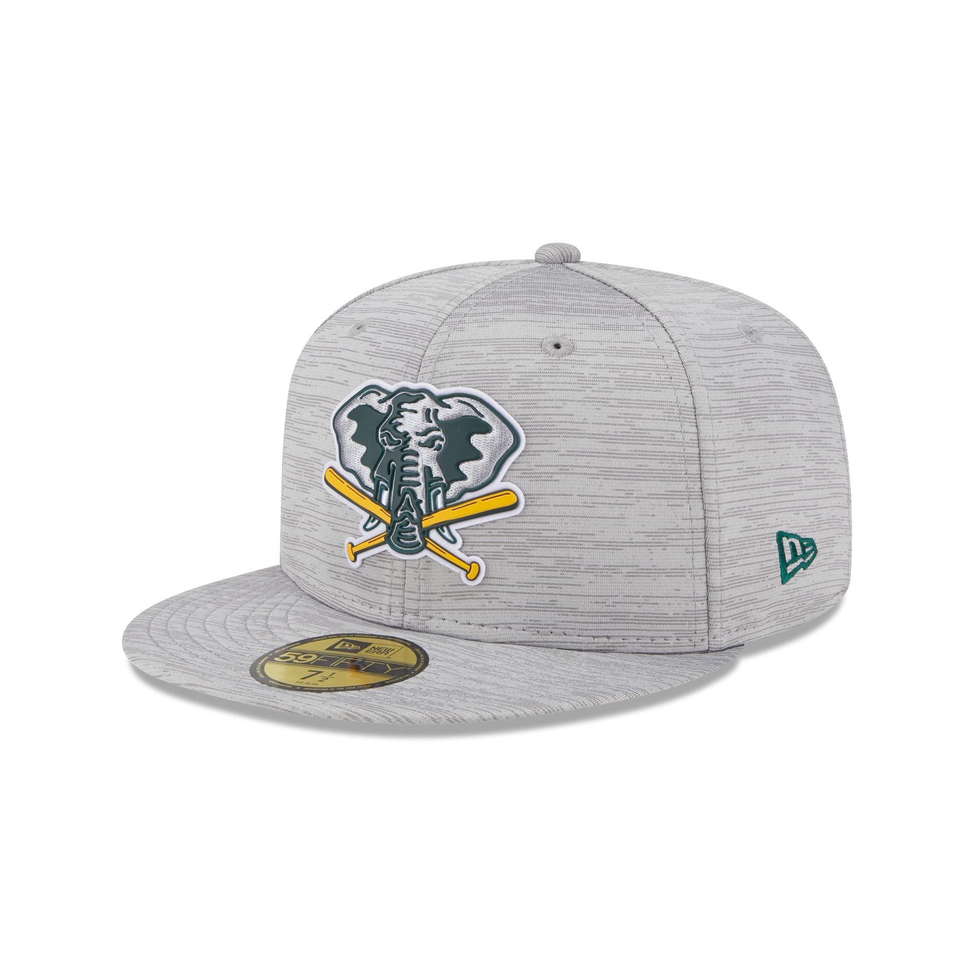 Oakland Athletics 2023 Clubhouse Gray 59FIFTY Fitted Hat sold by New Era