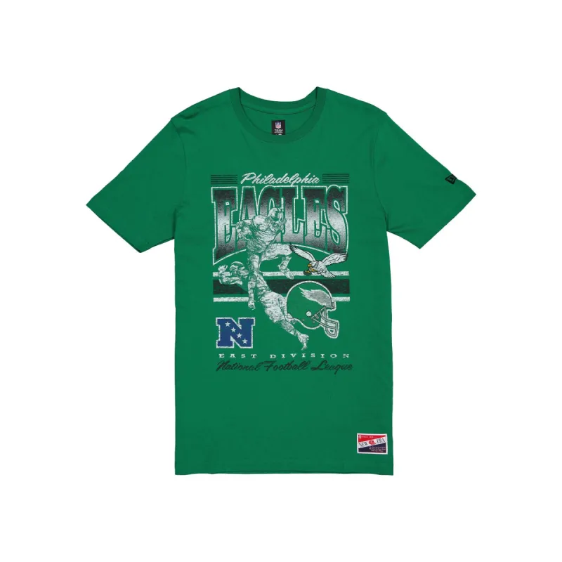 Philadelphia Eagles Throwback Distress T-Shirt sold by New Era
