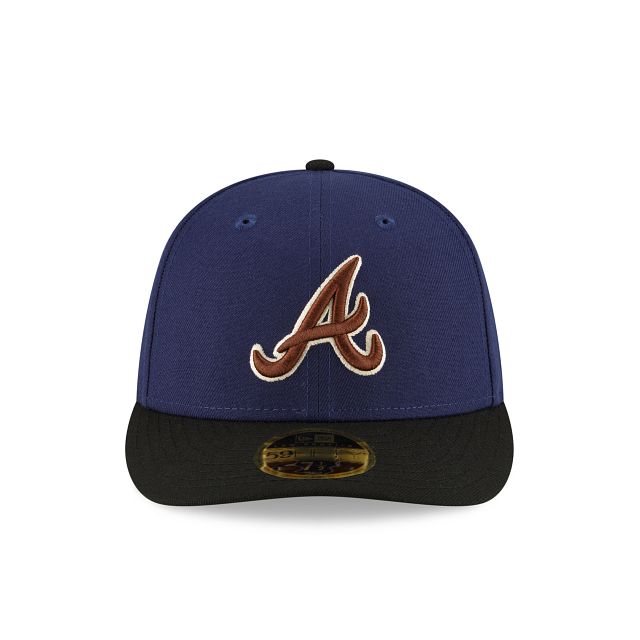 Atlanta Braves Navy Low Profile 59FIFTY Fitted Hat sold by New Era product image thumbnail 2