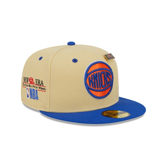 New York Knicks Tan 59FIFTY Fitted Hat sold by New Era