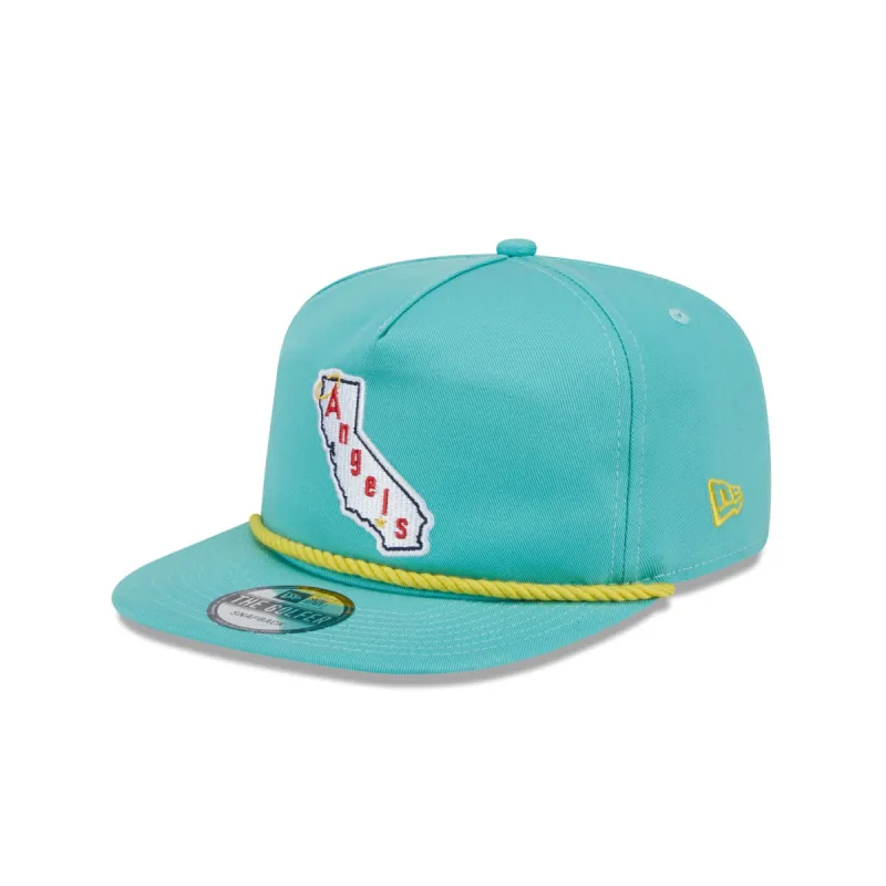 Los Angeles Angels Clear Mint Golfer Hat sold by New Era