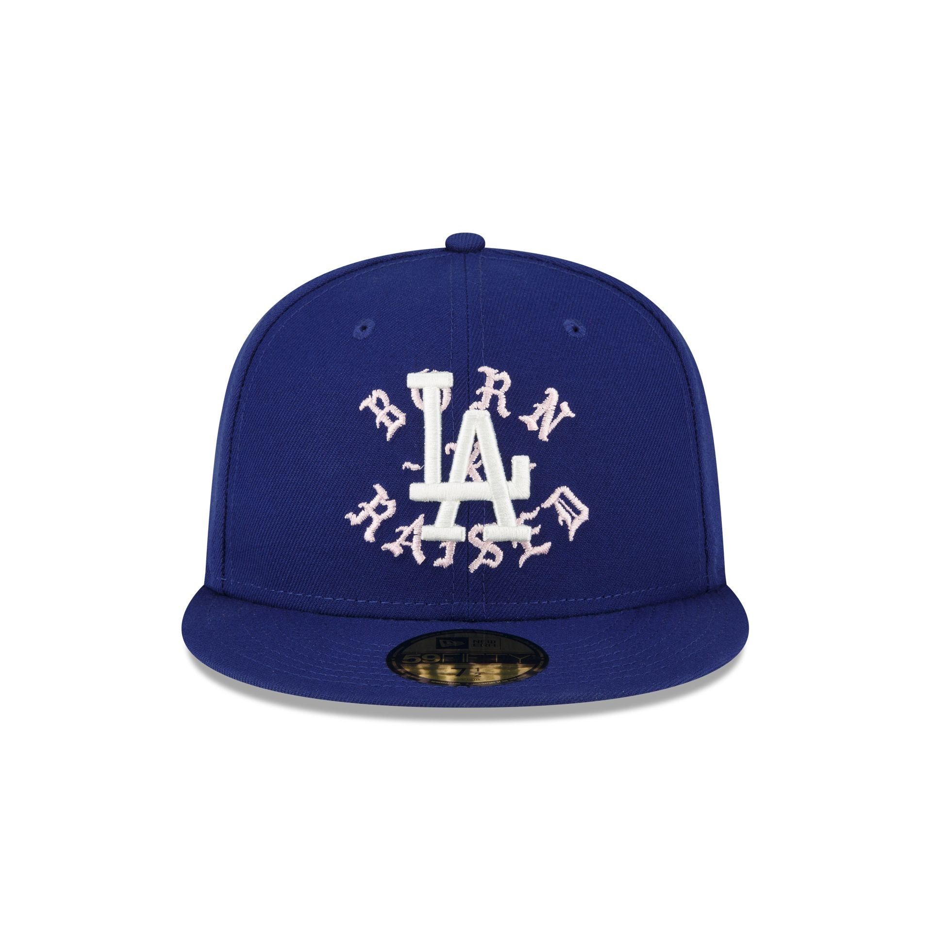 Born X Raised x Los Angeles Dodgers Royal and Pink 59FIFTY Fitted Hat sold by New Era product image thumbnail 2