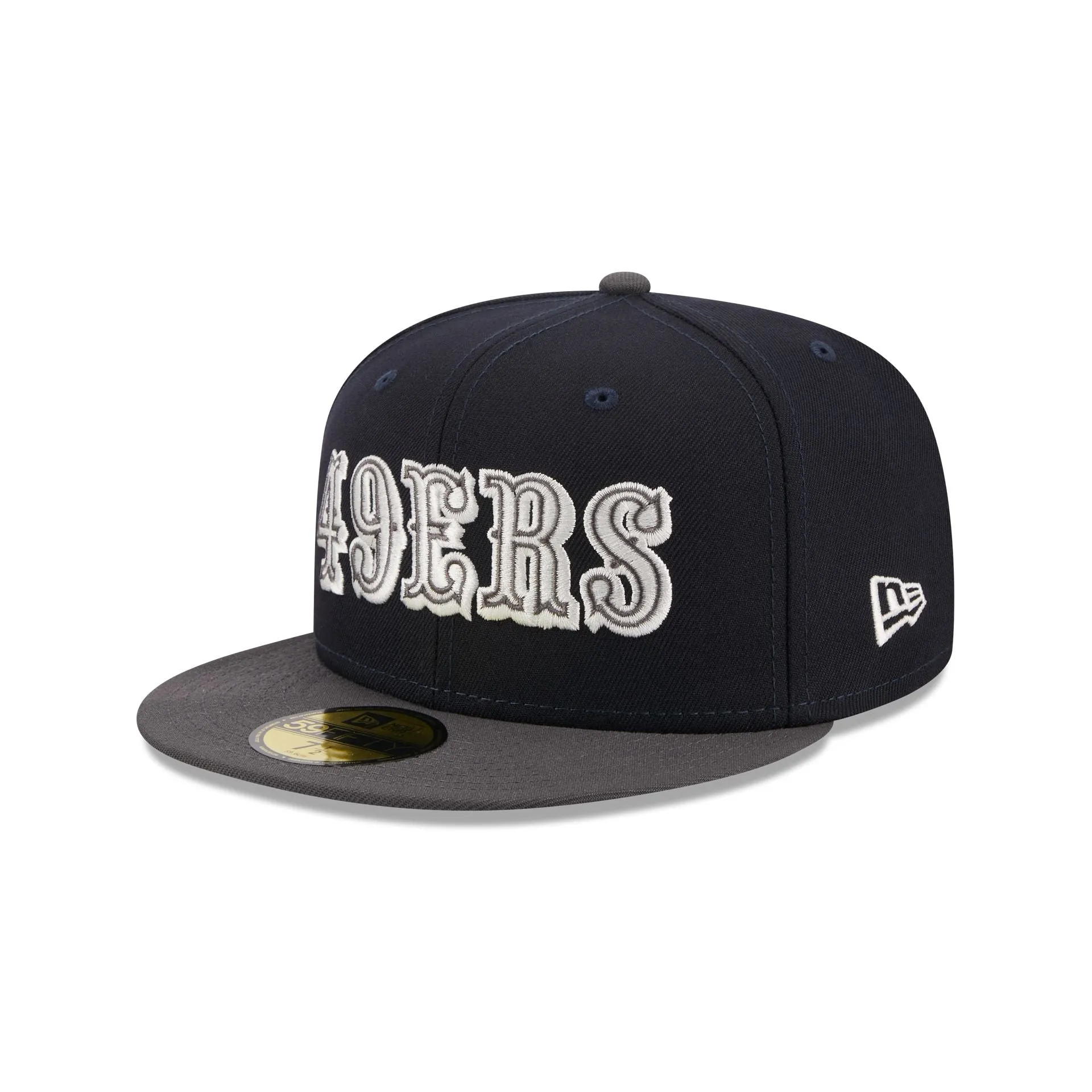 San Francisco 49ers Navy Crown 59FIFTY Fitted Hat sold by New Era
