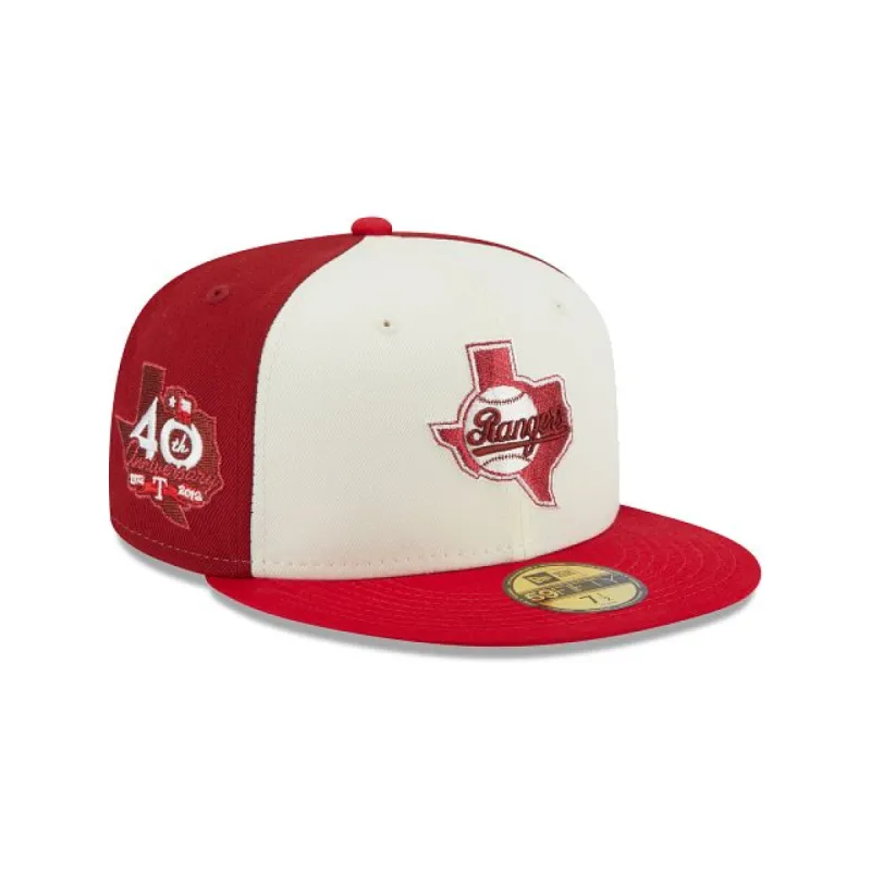 Texas Rangers Anniversary 59FIFTY Fitted Hat sold by New Era