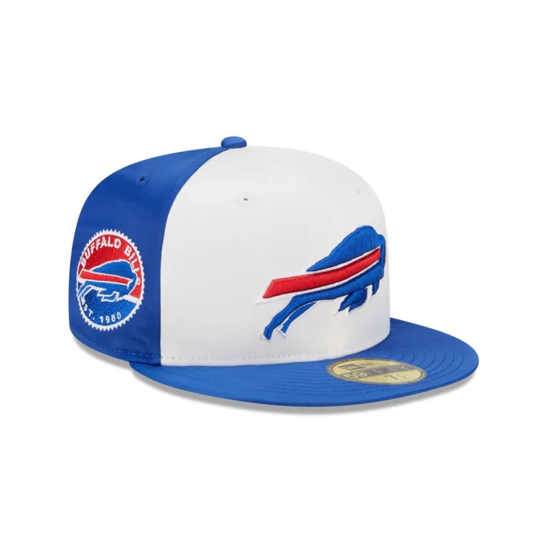 Buffalo Bills Throwback Satin 59FIFTY Fitted Hat sold by New Era