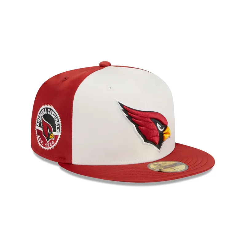 Arizona Cardinals Throwback Satin 59FIFTY Fitted Hat sold by New Era