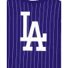 Los Angeles Dodgers Throwback Pinstripe T-Shirt sold by New Era