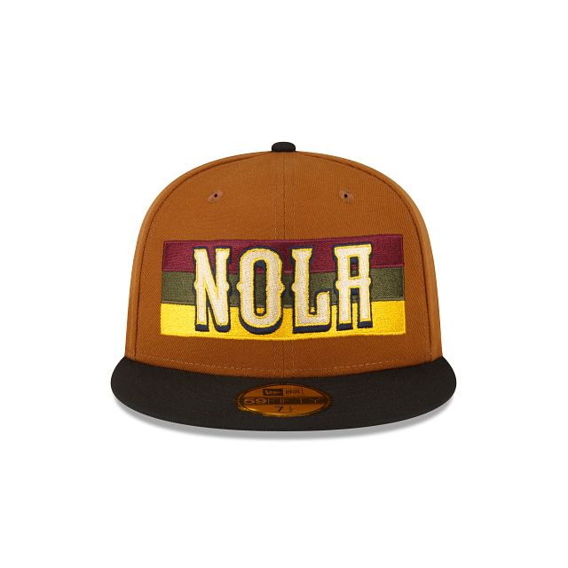Just Caps Chestnut New Orleans Pelicans 59FIFTY Fitted Hat sold by New Era product image thumbnail 2