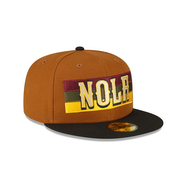 Just Caps Chestnut New Orleans Pelicans 59FIFTY Fitted Hat sold by New Era product image thumbnail 3