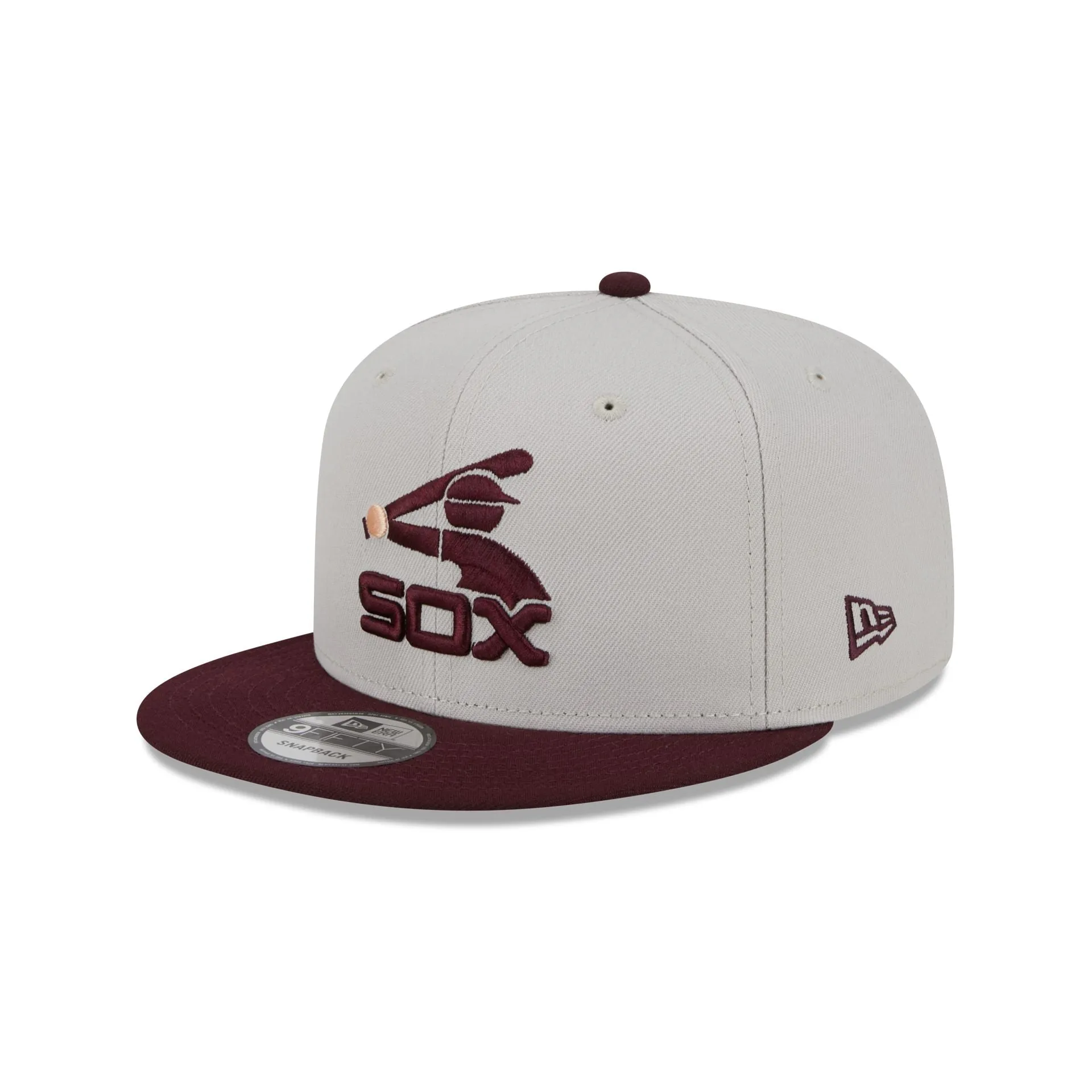 Chicago White Sox Mauve Visor 9FIFTY Snapback Hat sold by New Era