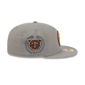 Denver Nuggets Color Pack Gray 59FIFTY Fitted Hat sold by New Era