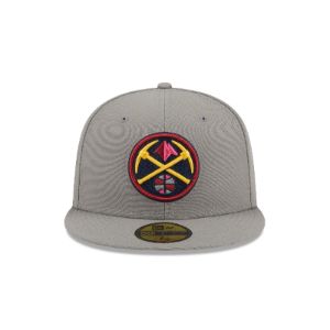 Denver Nuggets Color Pack Gray 59FIFTY Fitted Hat sold by New Era
