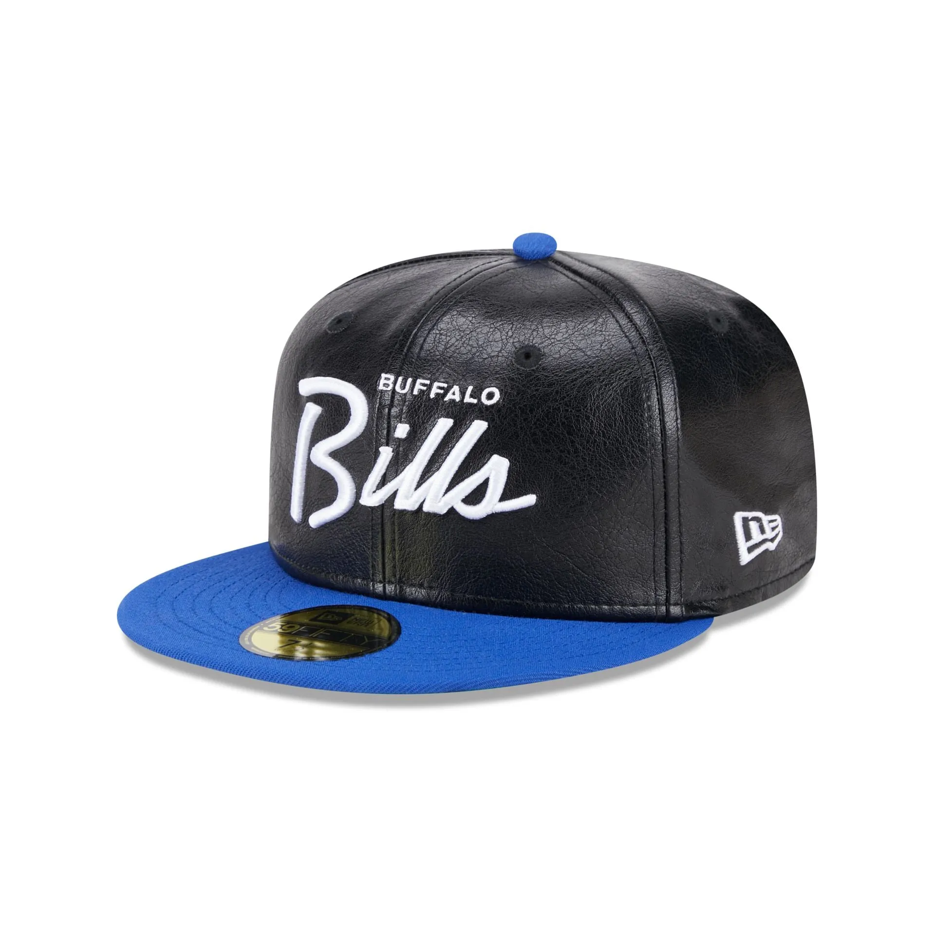 Buffalo Bills Faux Leather Crown 59FIFTY Fitted Hat sold by New Era