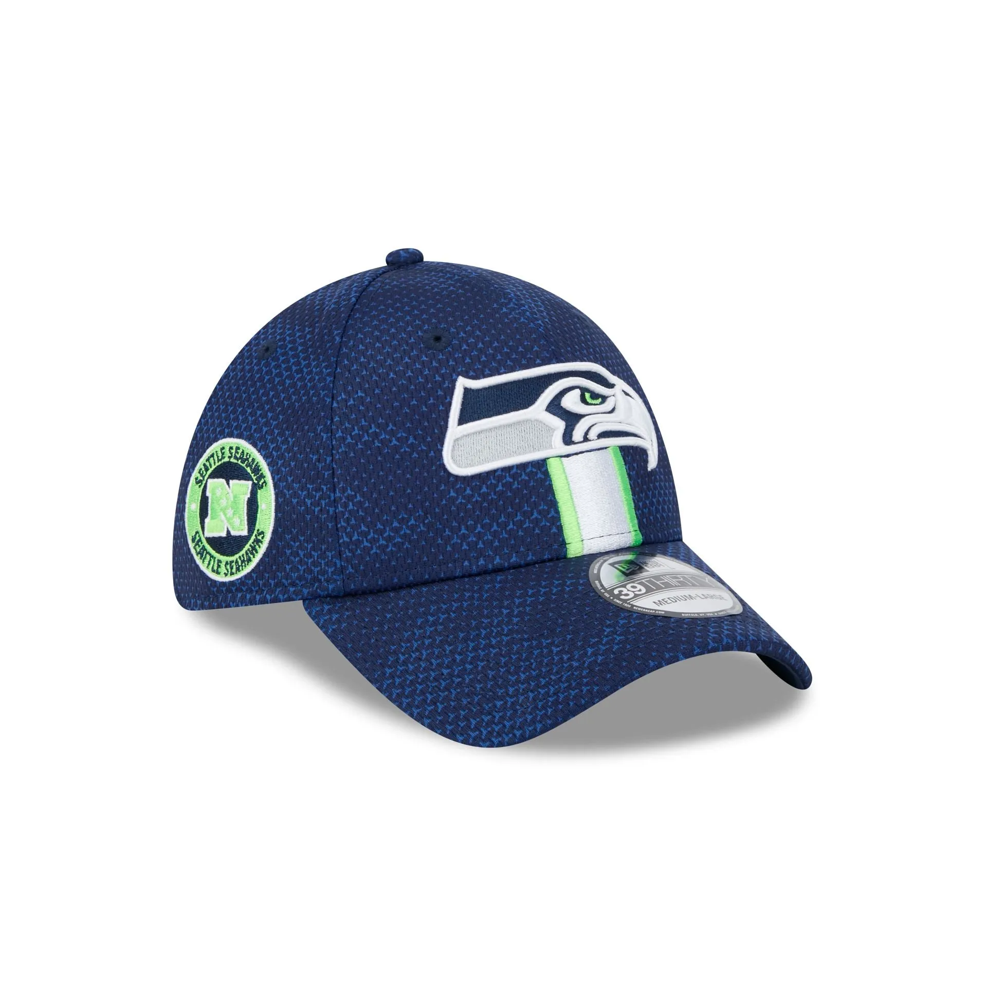 Seattle Seahawks 2024 Sideline 39THIRTY Stretch Fit Hat sold by New Era