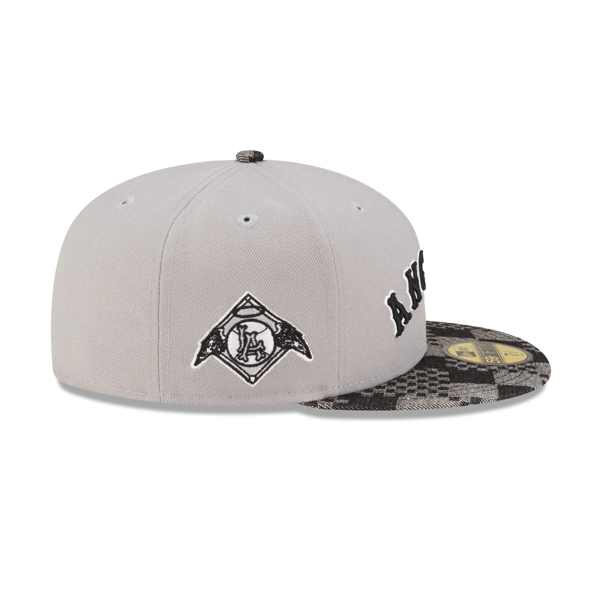 Los Angeles Angels Pattern Denim 59FIFTY Fitted Hat sold by New Era product image thumbnail 4