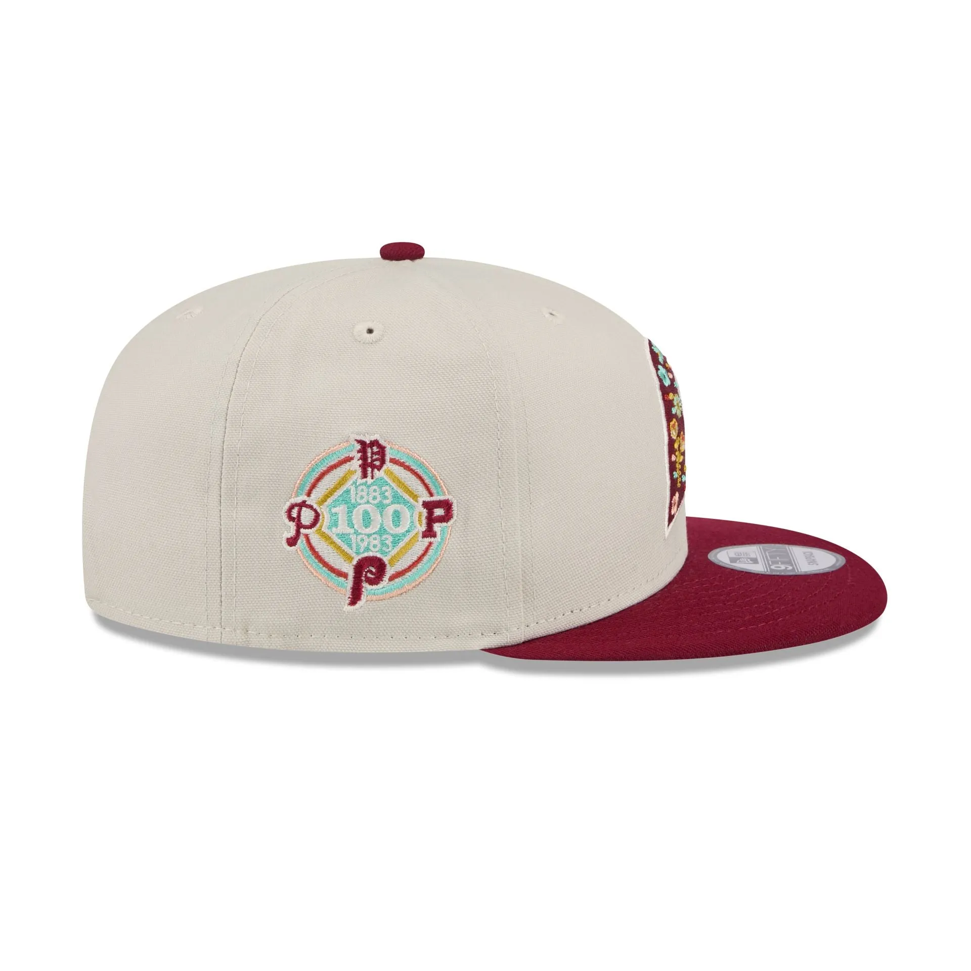 Philadelphia Phillies Floral Fill 9FIFTY Snapback Hat sold by New Era product image thumbnail 4