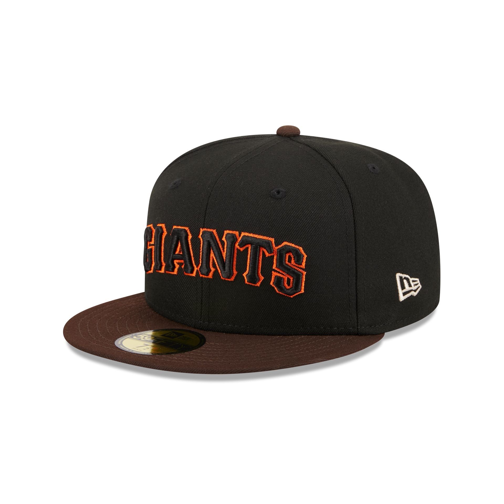 San Francisco Giants Chocolate Visor 59FIFTY Fitted Hat sold by New Era