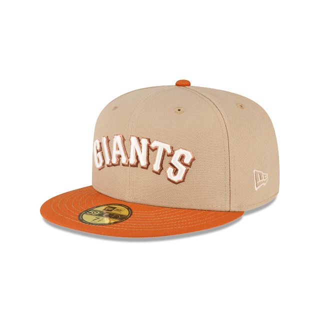 Just Caps Beige Camel San Francisco Giants 59FIFTY Fitted Hat sold by New Era