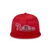 Philadelphia Phillies Satin Script 9FIFTY Snapback Hat sold by New Era