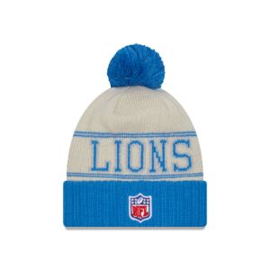 Detroit Lions 2023 Cold Weather Historic Pom Knit sold by New Era