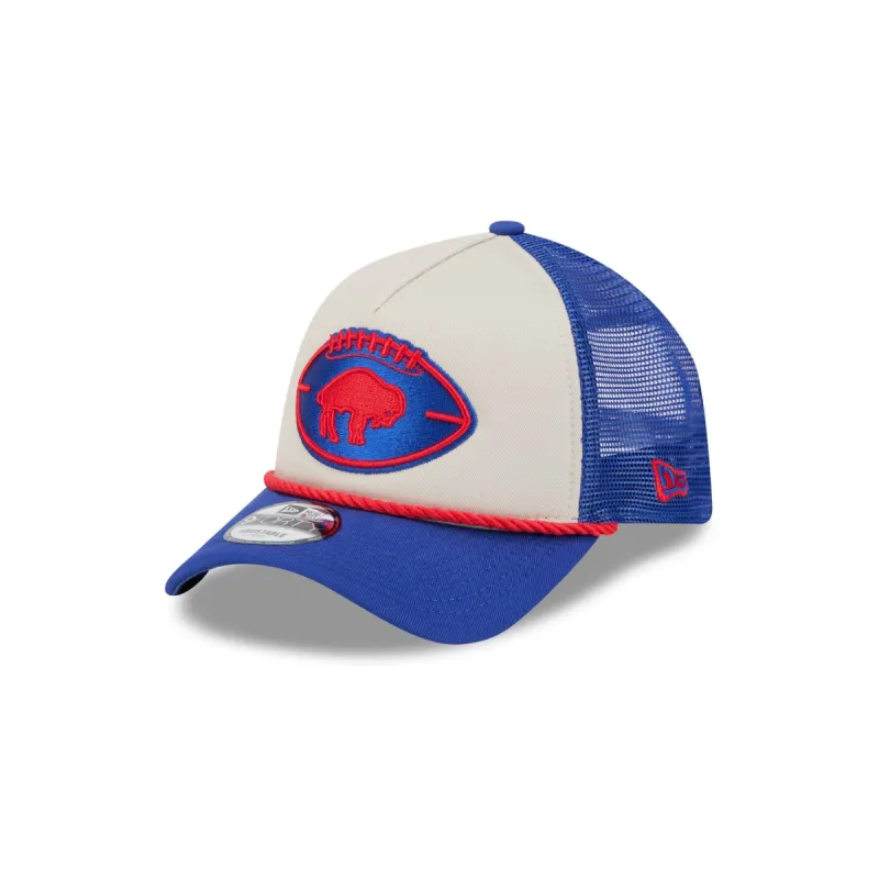 Buffalo Bills 2024 Historic Sideline 9FORTY A-Frame Snapback Hat sold by New Era