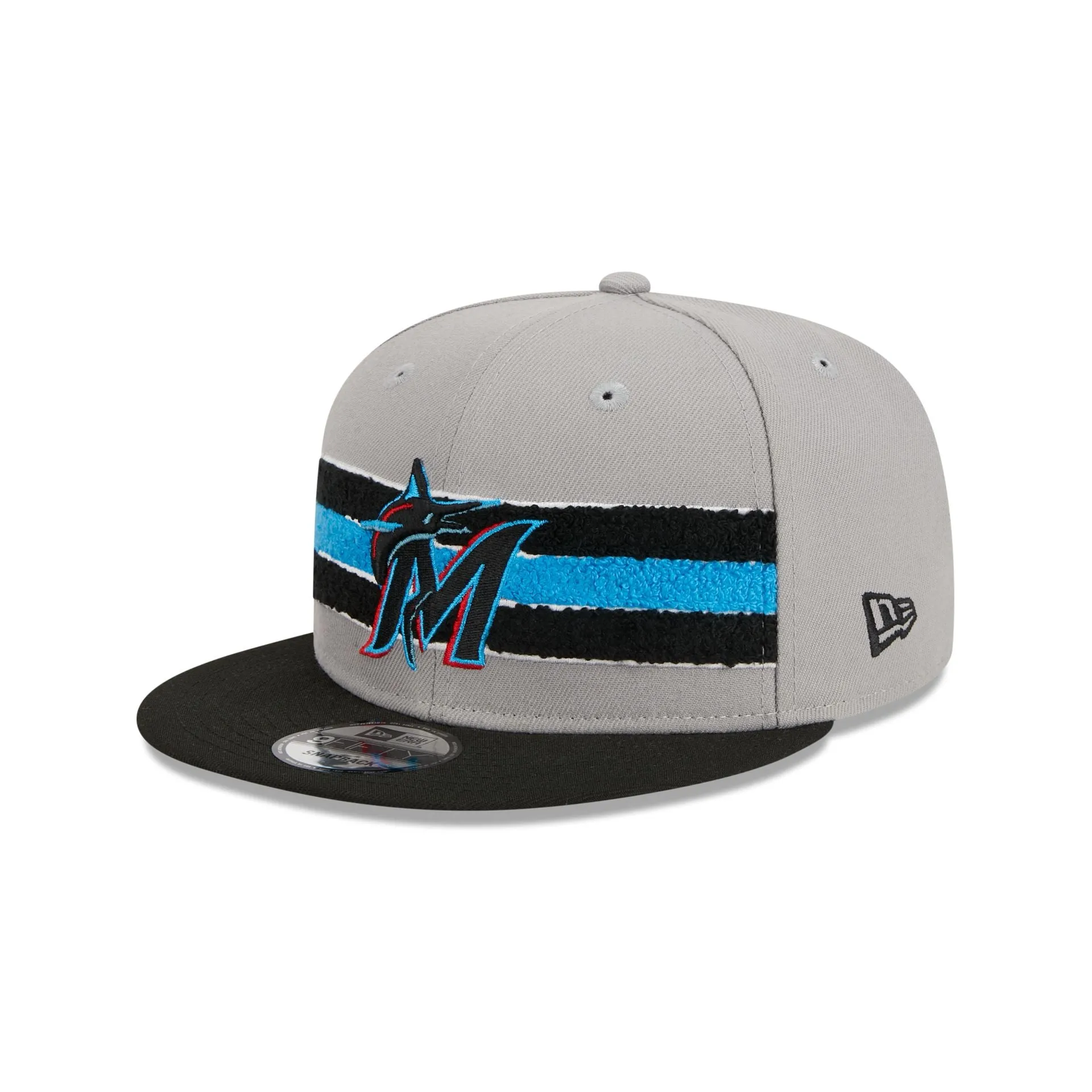 Miami Marlins Lift Pass 9FIFTY Snapback Hat sold by New Era