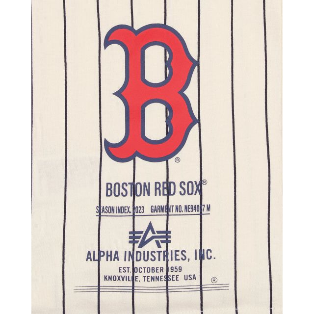Alpha Industries X Boston Red Sox Striped T-Shirt sold by New Era product image thumbnail 3