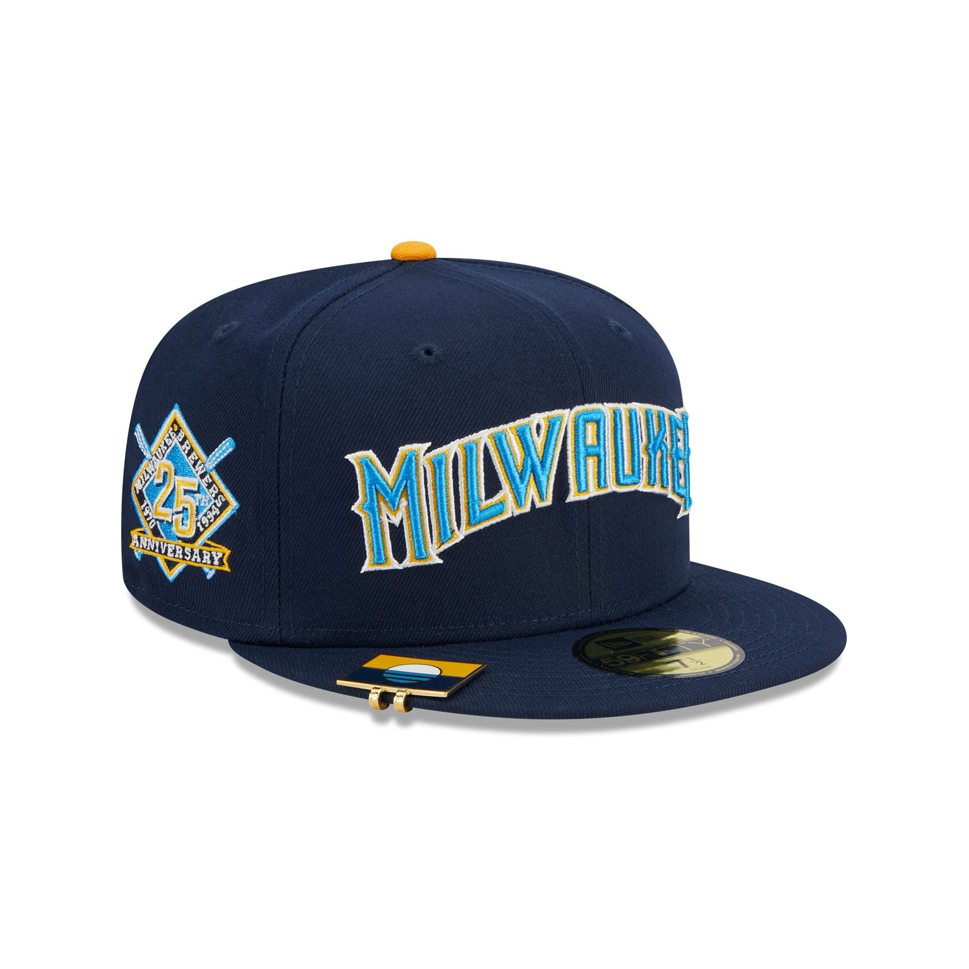 Milwaukee Brewers City Flag 59FIFTY Fitted Hat sold by New Era