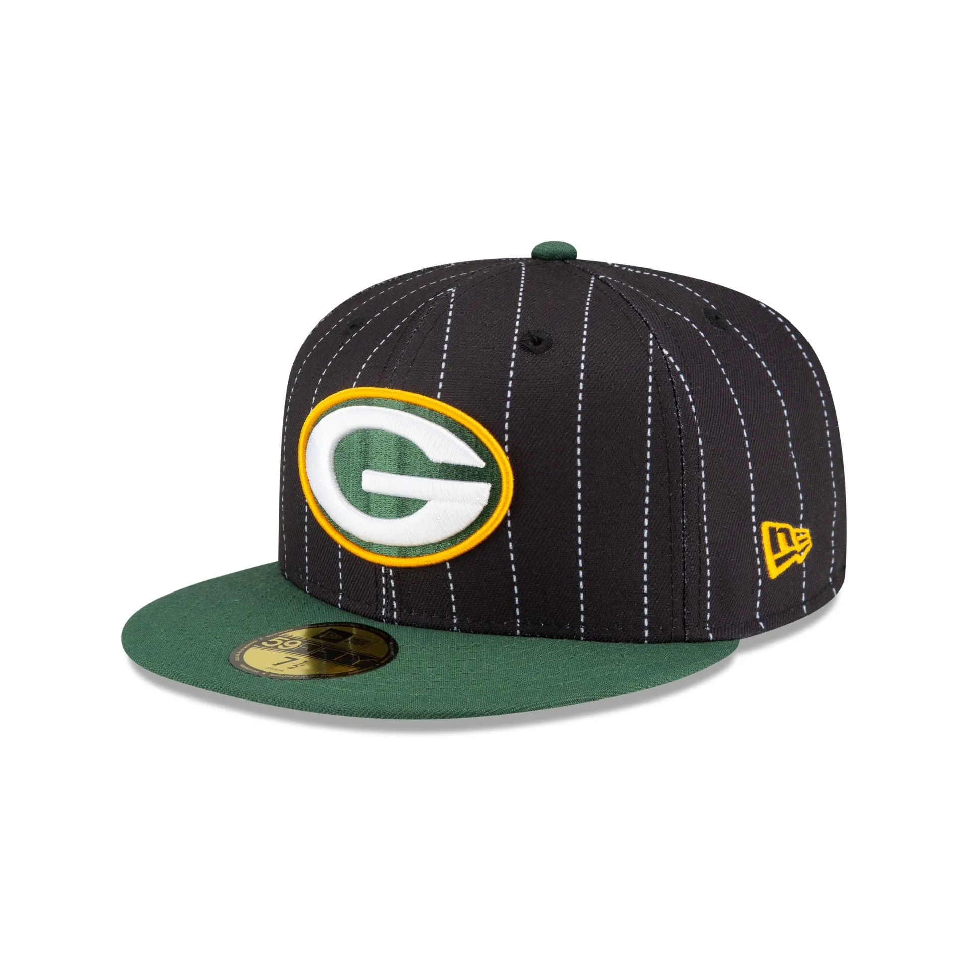 Just Caps Pinstripe Green Bay Packers 59FIFTY Fitted Hat sold by New Era product image thumbnail 3