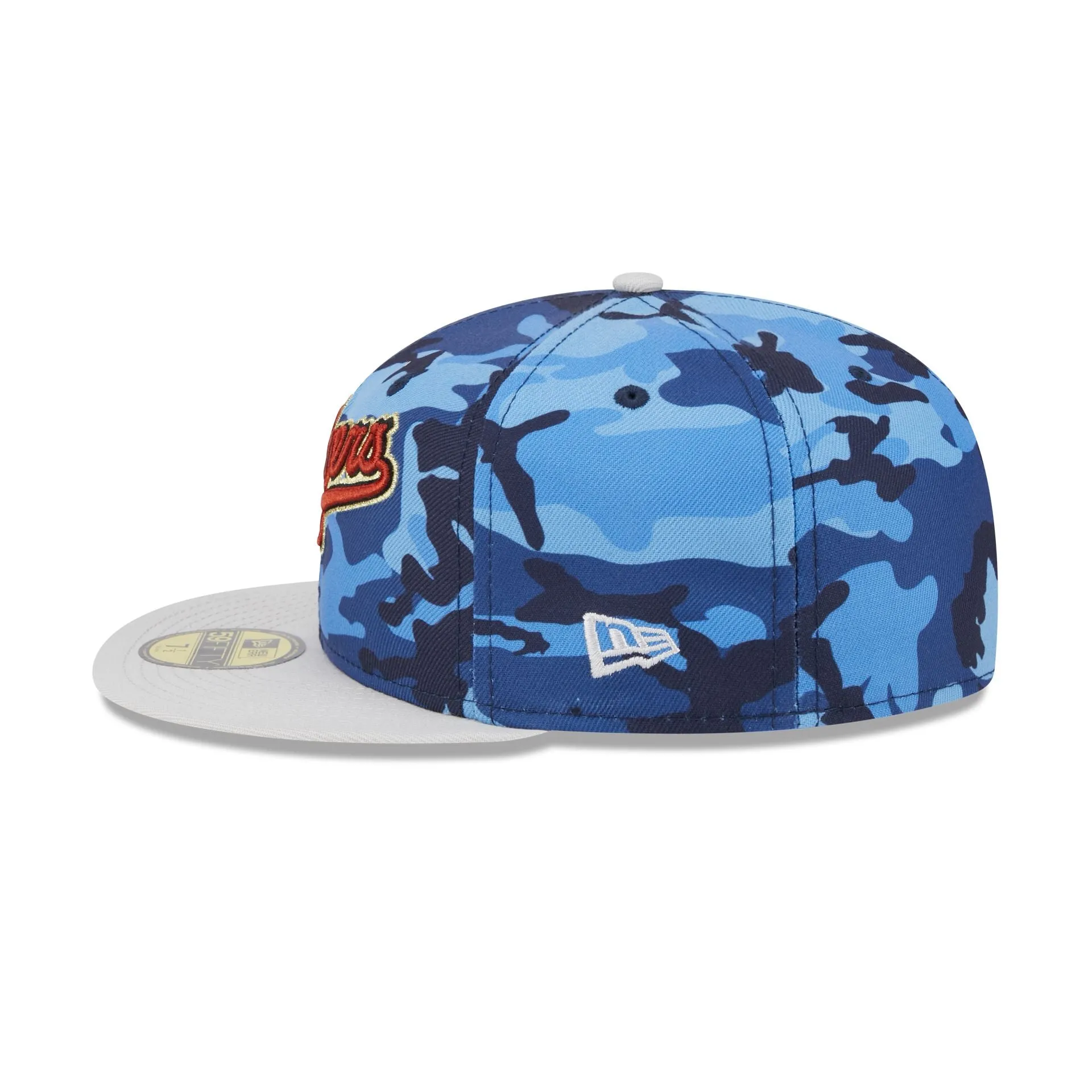 Los Angeles Dodgers Blue Camo 59FIFTY Fitted Hat sold by New Era product image thumbnail 5
