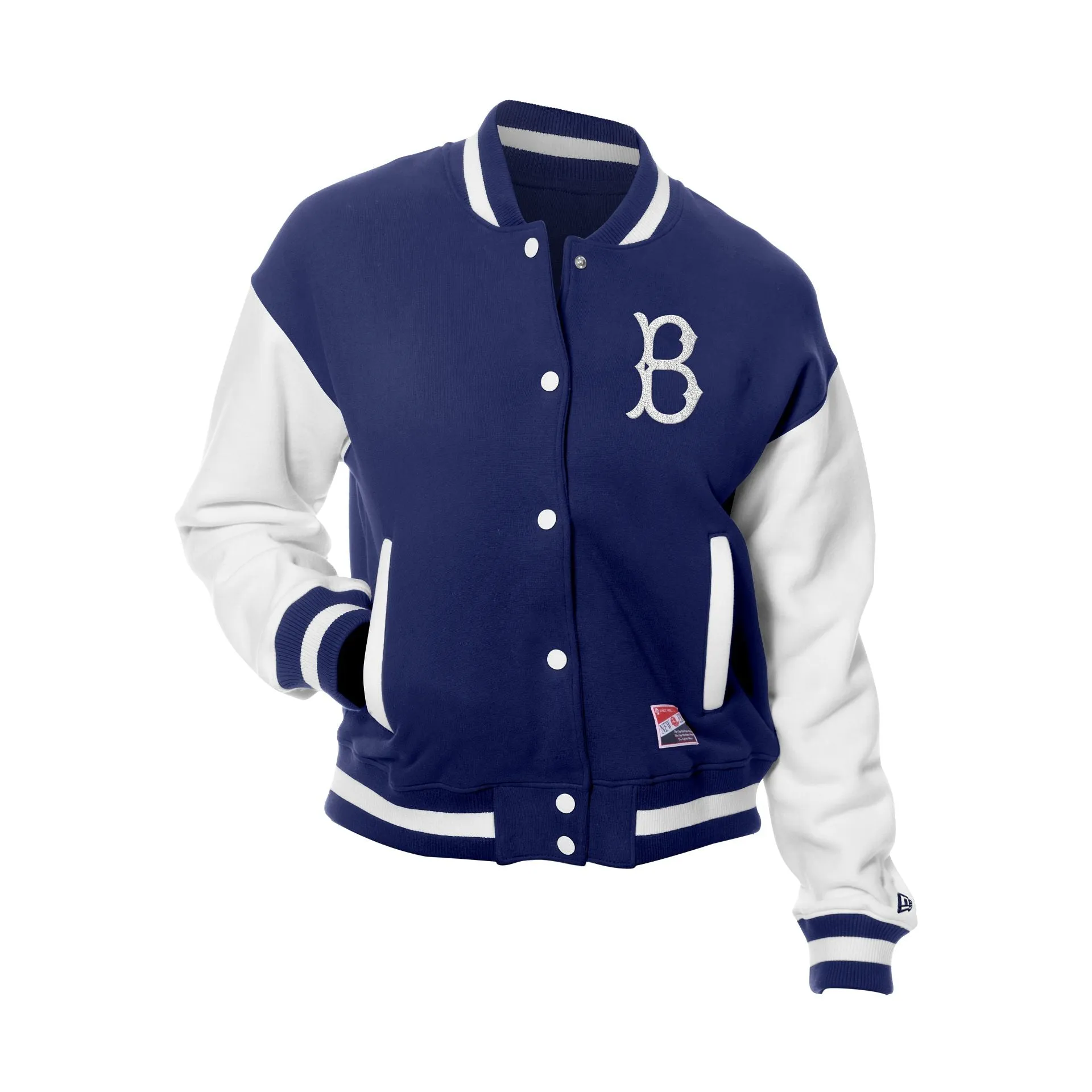 Brooklyn Dodgers Throwback Fleece Women's Jacket sold by New Era product image thumbnail 2