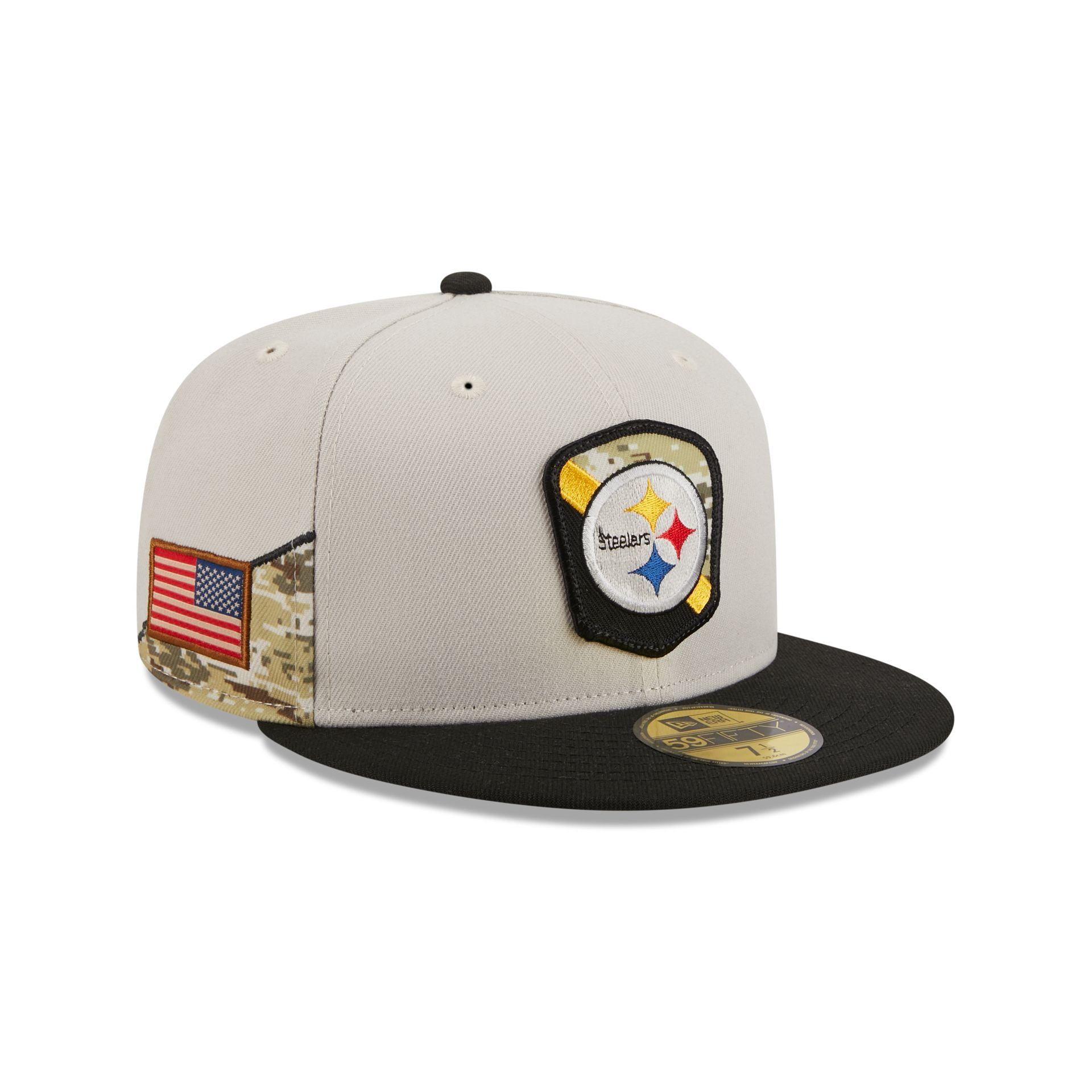 Pittsburgh Steelers 2023 Salute to Service 59FIFTY Fitted Hat sold by New Era