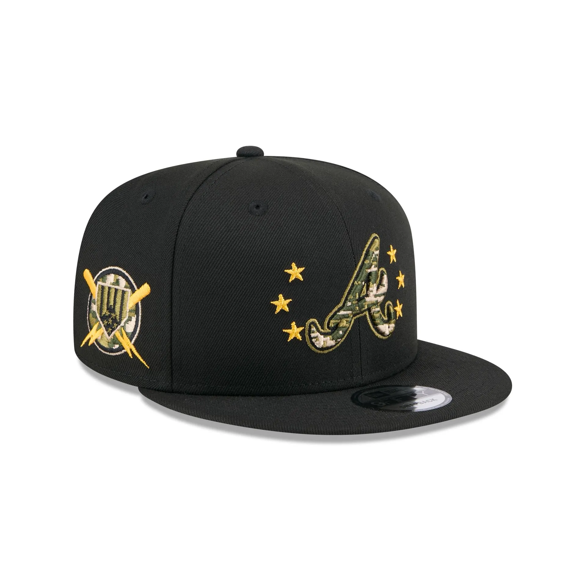 Atlanta Braves Armed Forces Day 2024 9FIFTY Snapback Hat sold by New Era