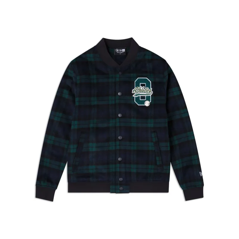 Oakland Athletics Plaid Jacket sold by New Era