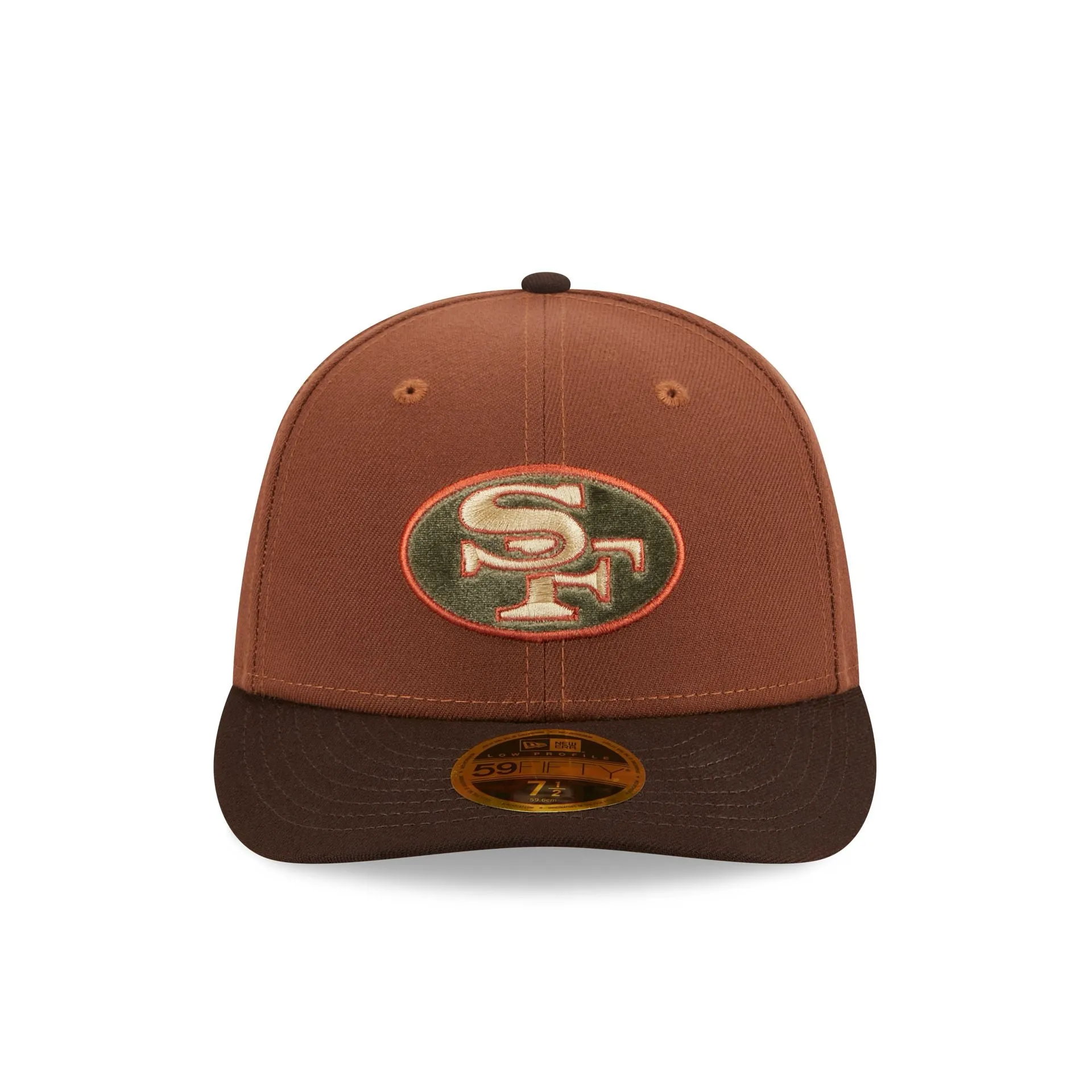 San Francisco 49ers Velvet Fill Low Profile 59FIFTY Fitted Hat sold by New Era product image thumbnail 2