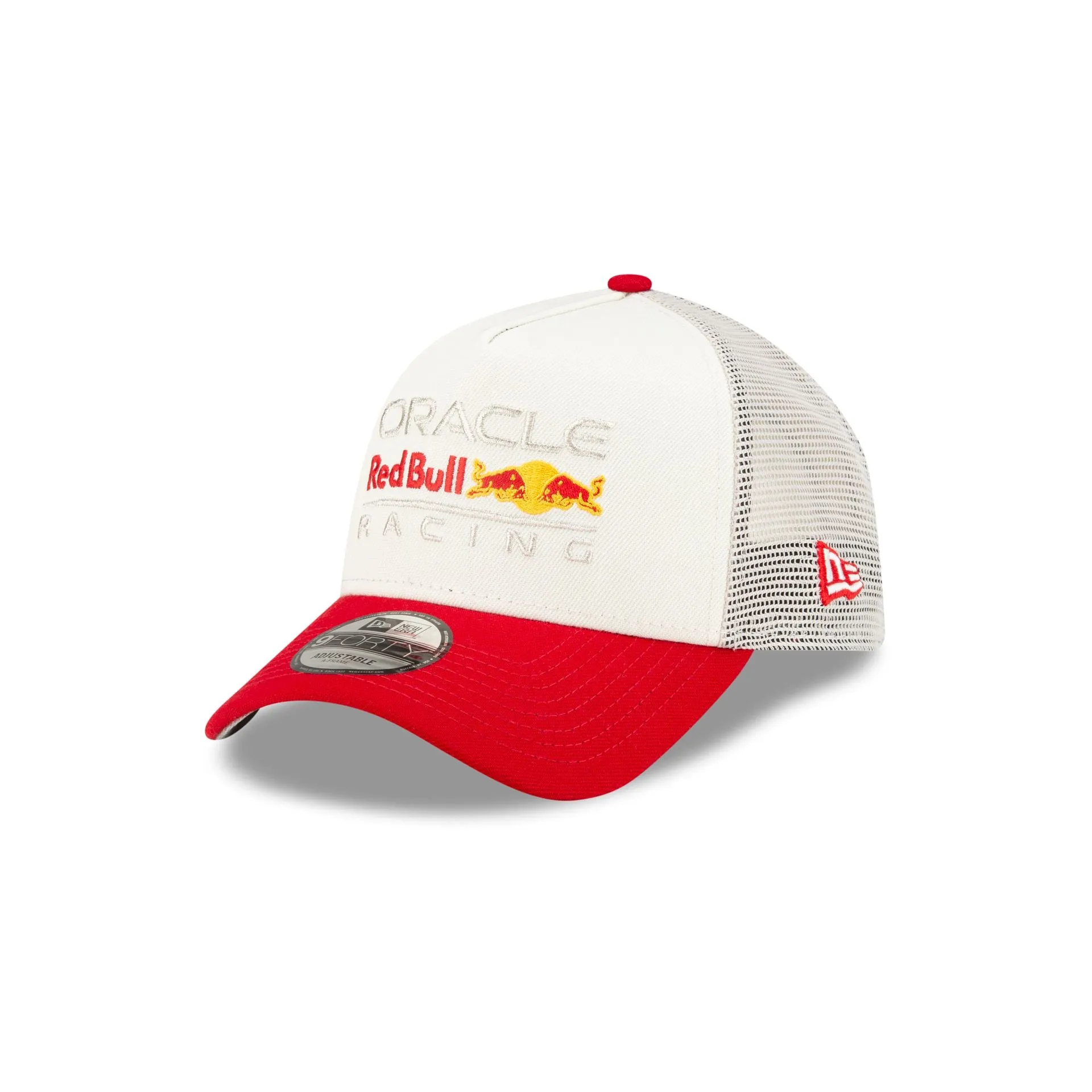 Oracle Red Bull Racing Essential White 9FORTY A-Frame Trucker Hat sold by New Era