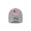 Team USA Golf Gray 9FORTY A-Frame Snapback Hat sold by New Era
