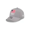 Team USA Golf Gray 9FORTY A-Frame Snapback Hat sold by New Era