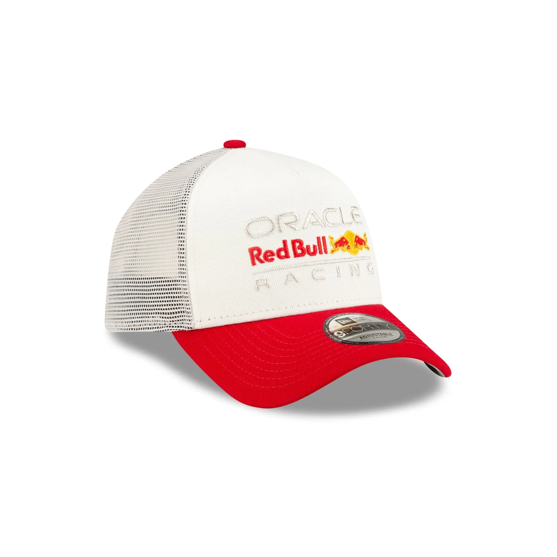 Oracle Red Bull Racing Essential White 9FORTY A-Frame Trucker Hat sold by New Era product image thumbnail 3