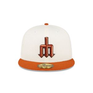 Just Caps Rust Orange Seattle Mariners 59FIFTY Fitted Hat sold by New Era
