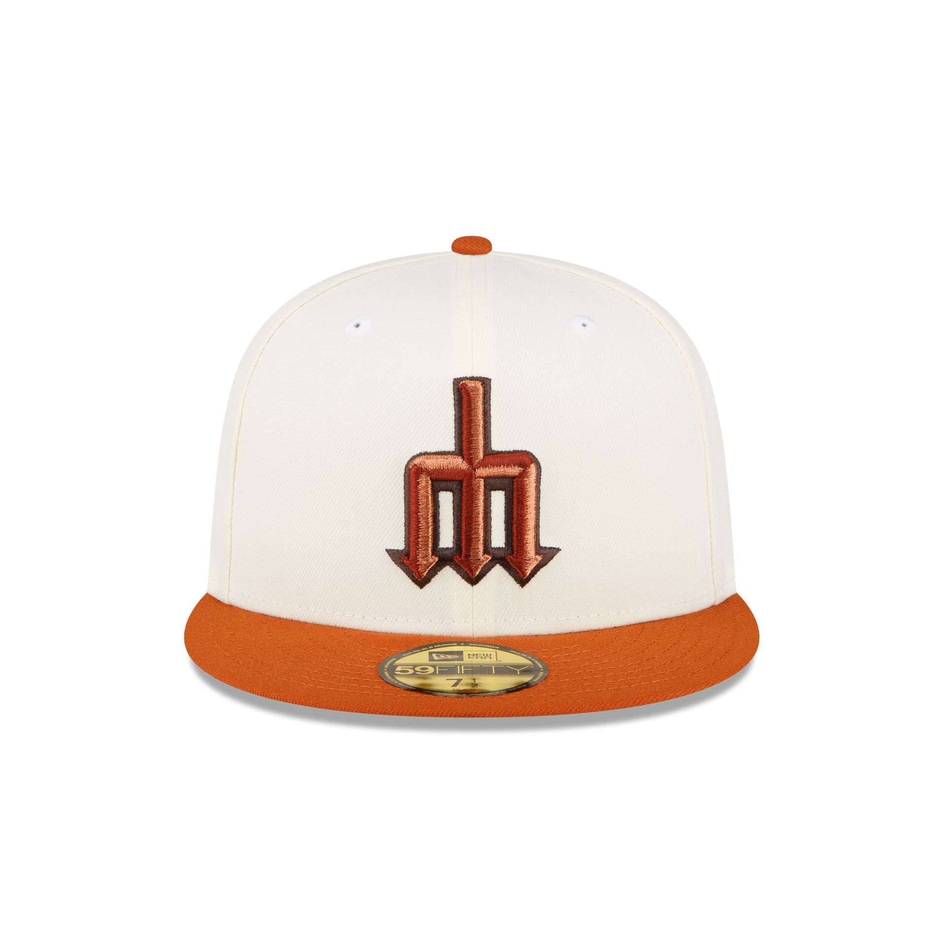 Just Caps Rust Orange Seattle Mariners 59FIFTY Fitted Hat sold by New Era product image thumbnail 2