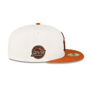 Just Caps Rust Orange Seattle Mariners 59FIFTY Fitted Hat sold by New Era