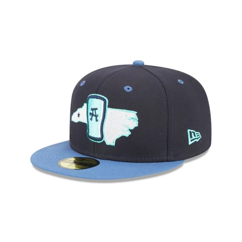 Asheville Tourists Theme Night Alt 59FIFTY Fitted Hat sold by New Era